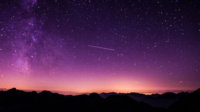 Purple sky Cima d'Asta Wallpaper