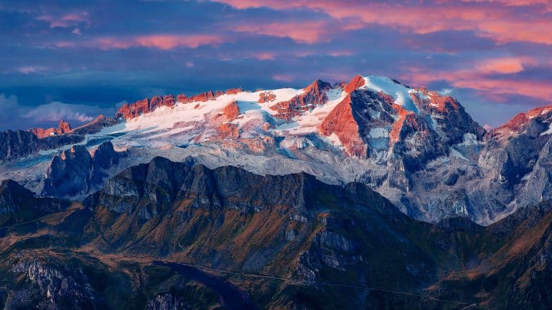 Marmolada Glacier Italy Wallpaper