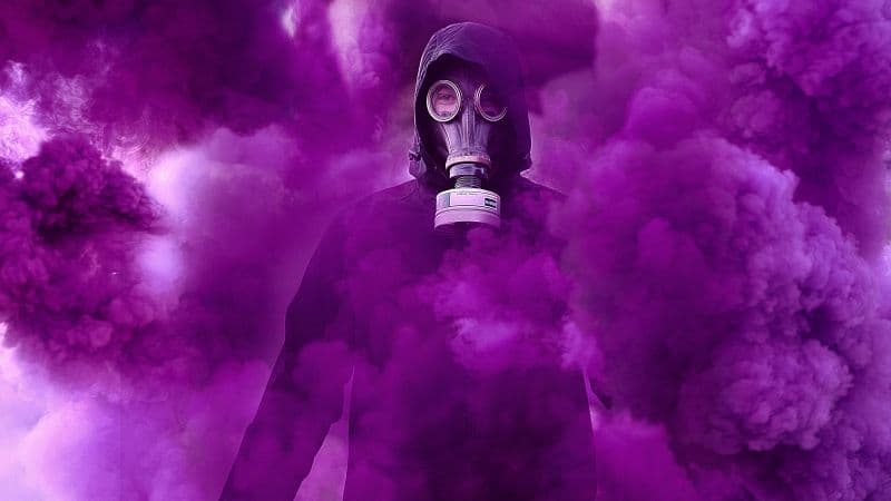 Gas mask Smoke Wallpaper