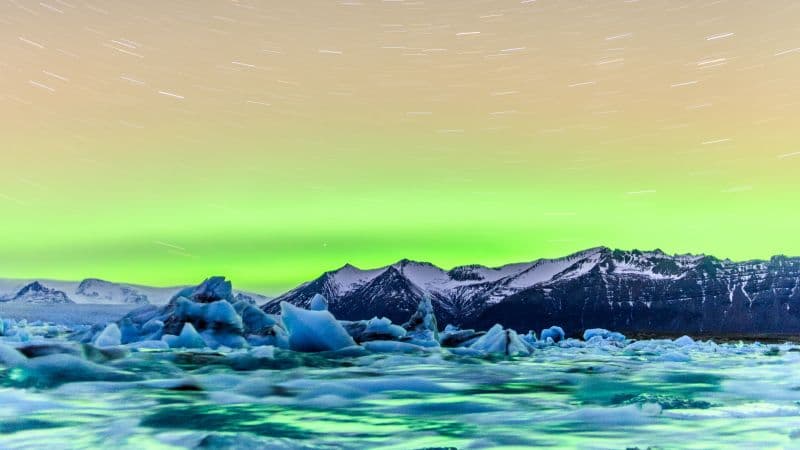 Jokulsarlon Glacier Lagoon 5K Wallpaper