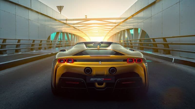 Ferrari SF90 Spider 8K Wallpaper