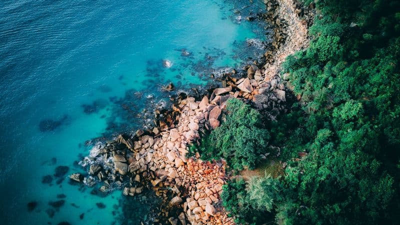 Seashore Coastline Wallpaper