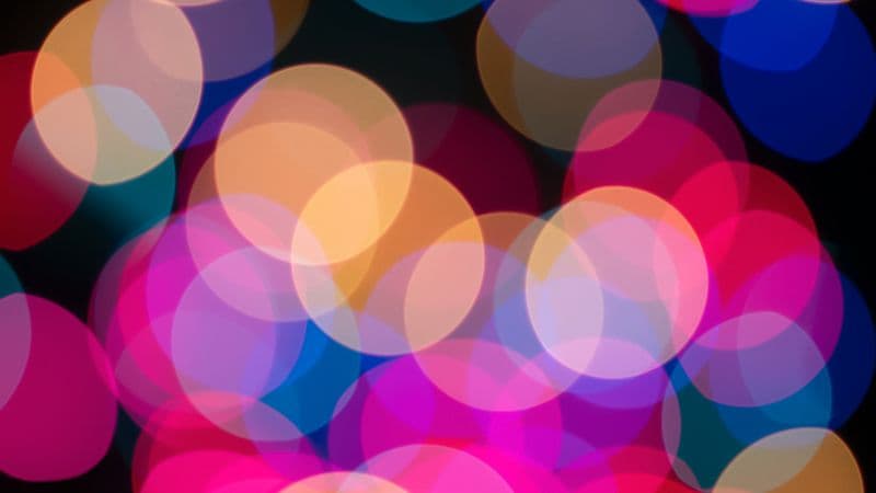 Lights Bokeh Glowing lights Wallpaper
