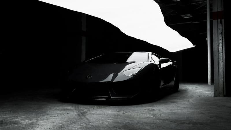 Lamborghini Aventador Black cars Wallpaper