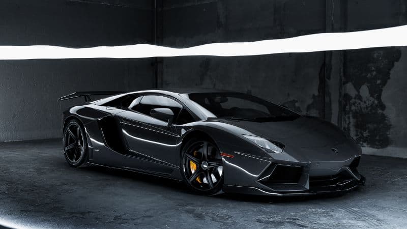 Lamborghini Aventador Grey Wallpaper