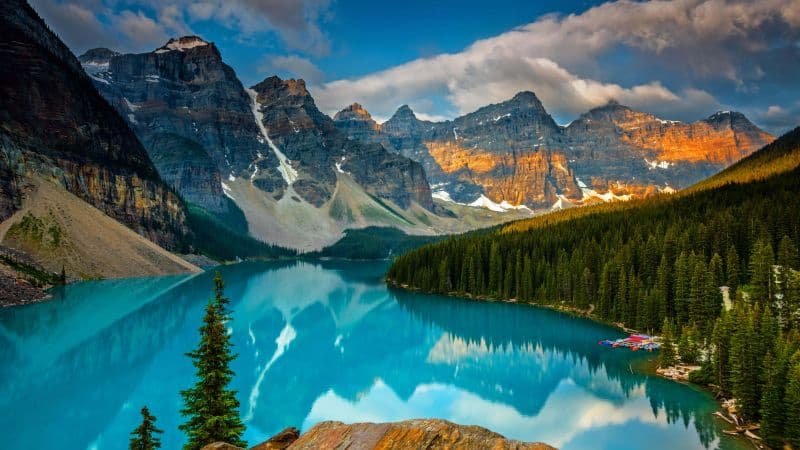 Moraine Lake Banff National Park Wallpaper
