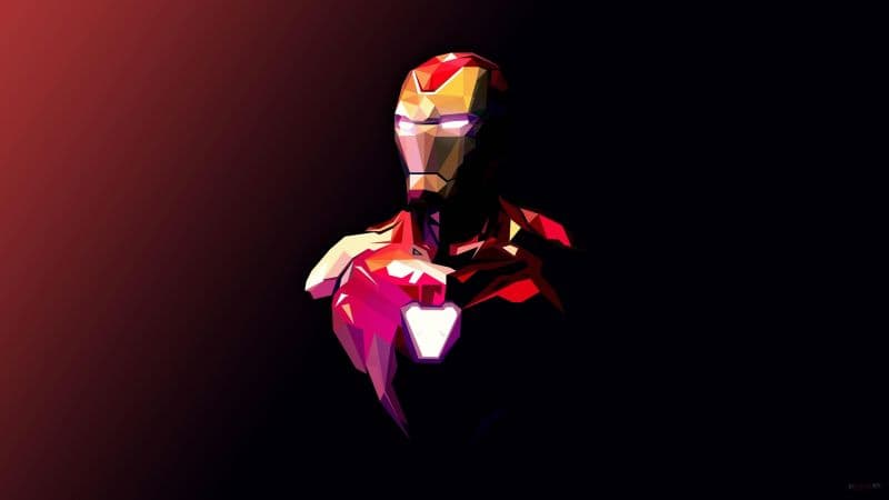 Iron Man Pixel art Wallpaper
