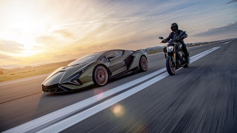 Ducati Diavel 1260 Lamborghini Lamborghini Sián FKP 37 Wallpaper