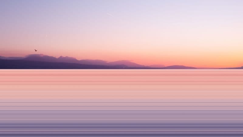 Silhouette Mountains Wallpaper