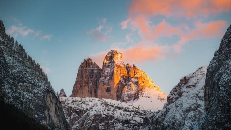 Tre Cime di Lavaredo Italy Wallpaper