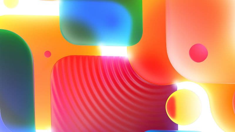 Shapes Colorful gradients Wallpaper