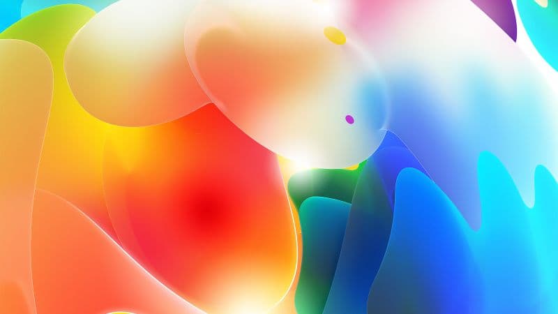 3D Colorful gradients Wallpaper