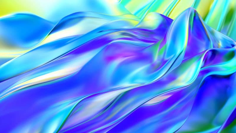 Waves Chromatic Wallpaper