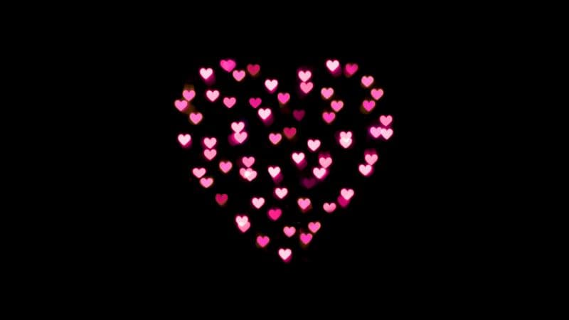 Love heart Pink hearts Wallpaper