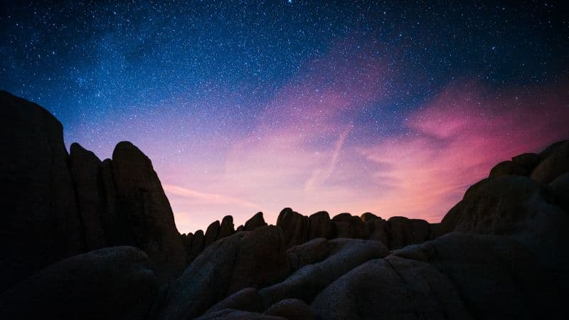 Rock formations Joshua Tree National Park Wallpaper