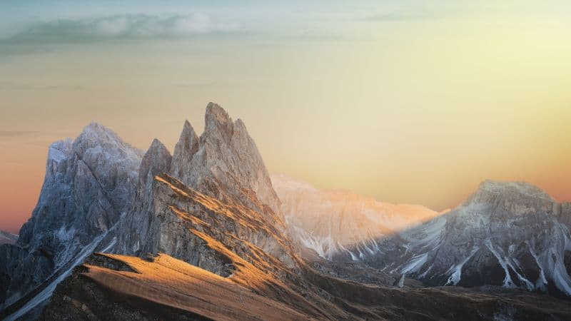 Glacier mountains 8K Wallpaper
