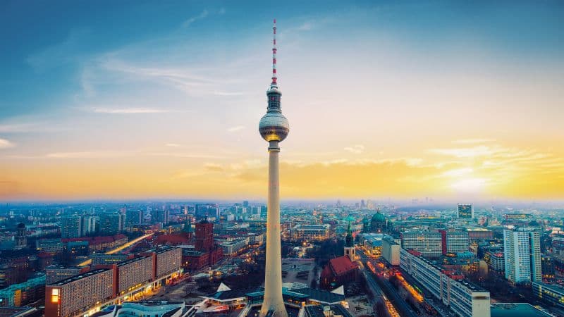 Berlin TV Tower Berliner Fernsehturm Wallpaper