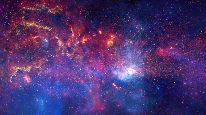 Galactic Center Cosmology Wallpaper