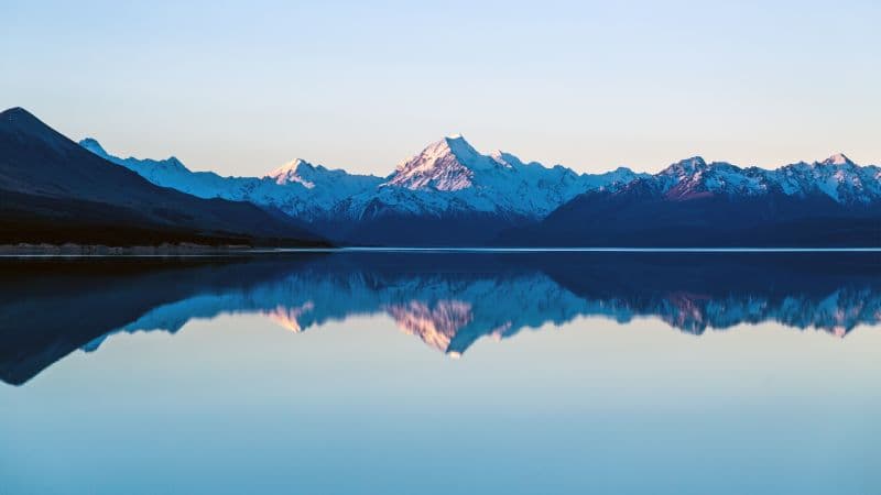 Mount Cook Lake Pukaki Wallpaper