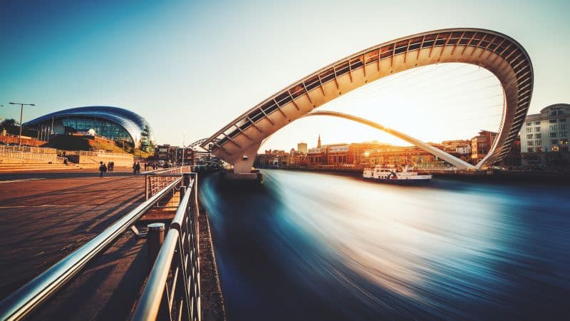 Gateshead Millennium Bridge United Kingdom Wallpaper