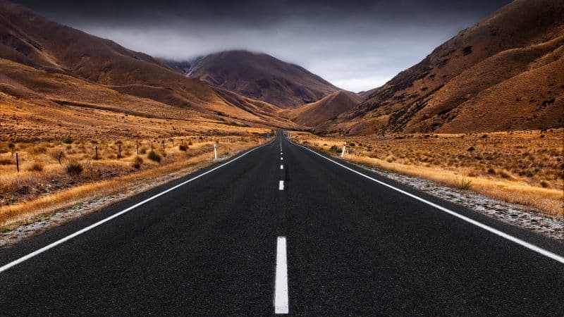 Lindis Pass New Zealand Wallpaper