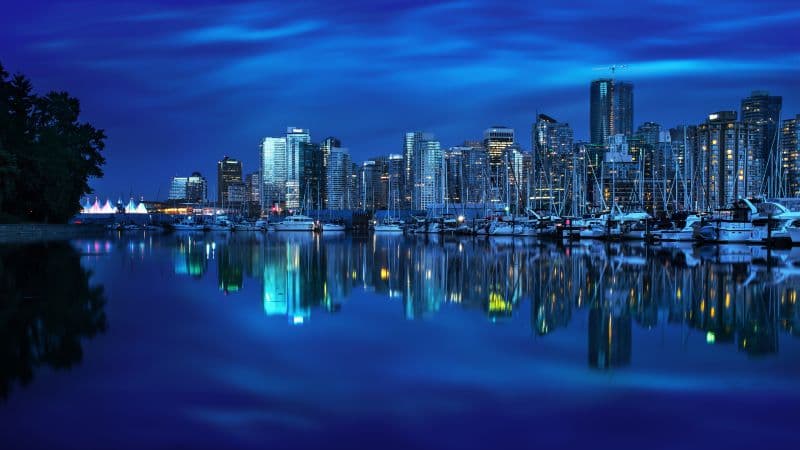 Coal Harbour Vancouver City Wallpaper