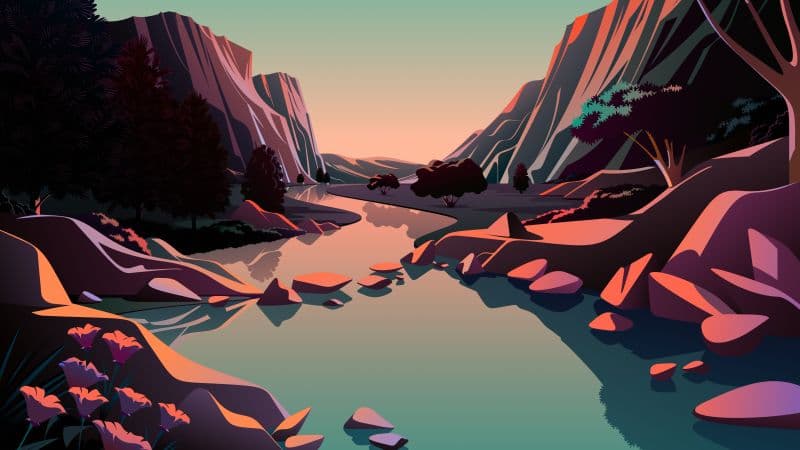 macOS Big Sur Mountains Wallpaper