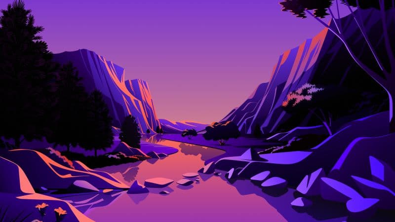Lake macOS Big Sur Wallpaper