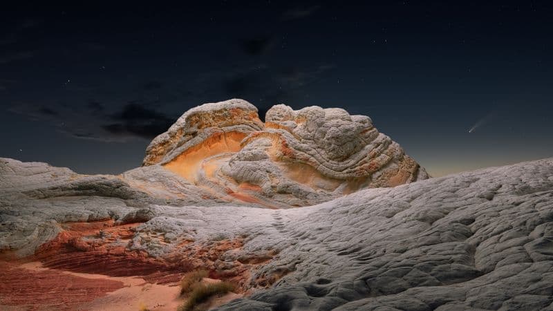 macOS Big Sur Night sky Wallpaper