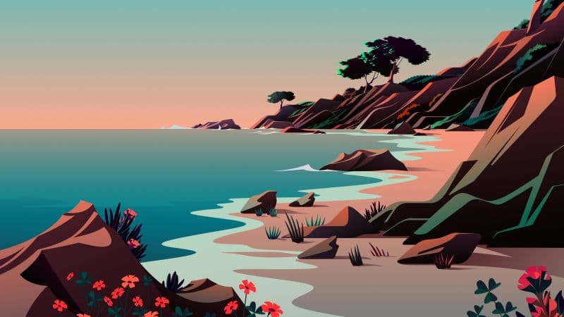 Aesthetic Beach Wallpaper