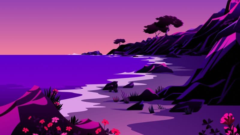 macOS Big Sur Beach Wallpaper