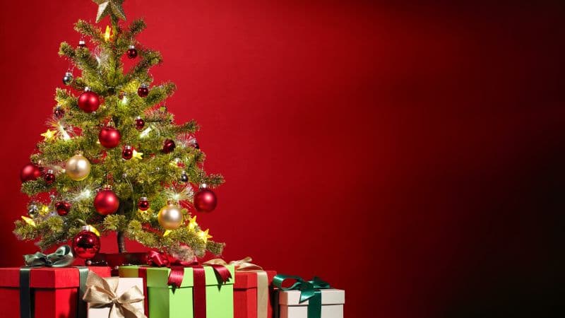 Christmas tree Christmas decoration Wallpaper