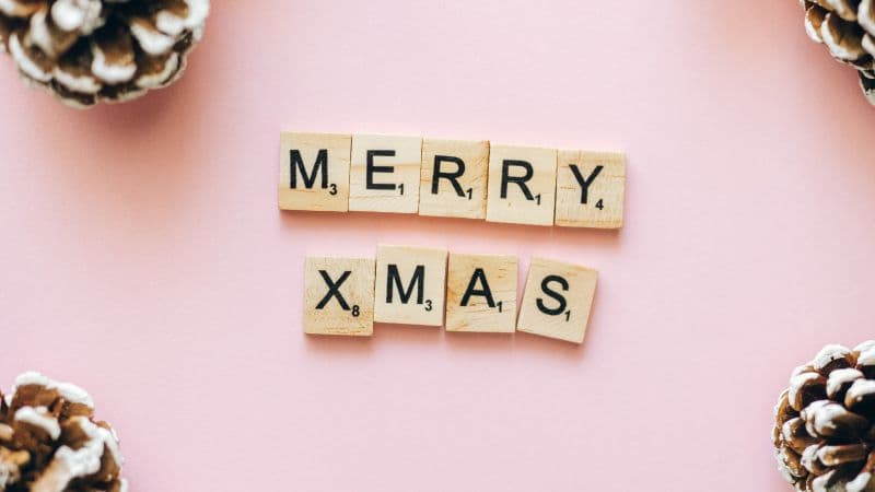 Merry Christmas Letters Wallpaper