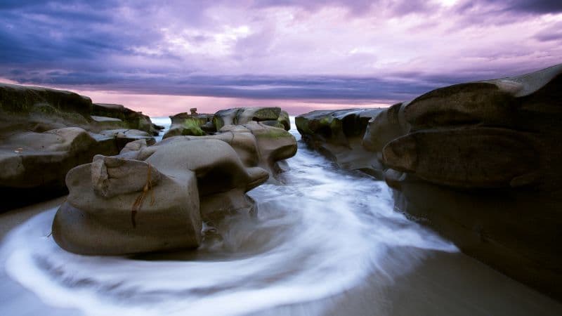 Rocky coast La Jolla Wallpaper