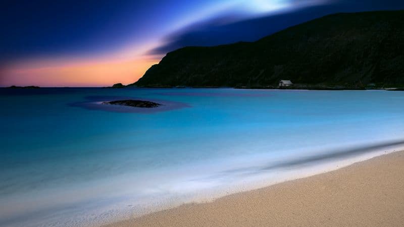 Grotlesanden Beach Sunset Wallpaper