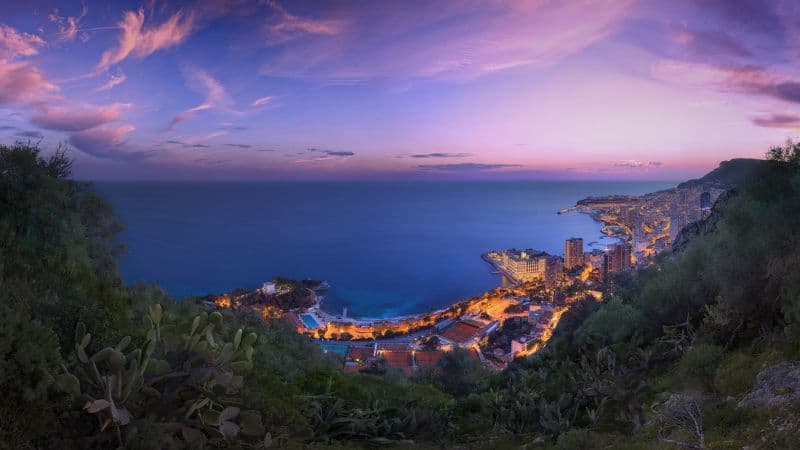 Monaco City Cityscape Wallpaper