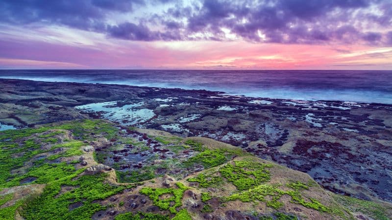 Rocky coast Seascape Wallpaper