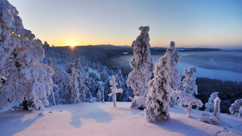 Konttainen fell Finland Wallpaper