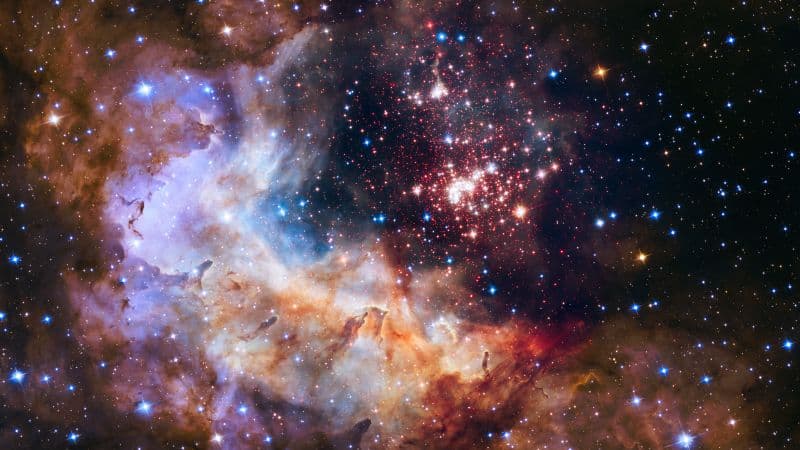 Westerlund 2 Celestial fireworks Wallpaper