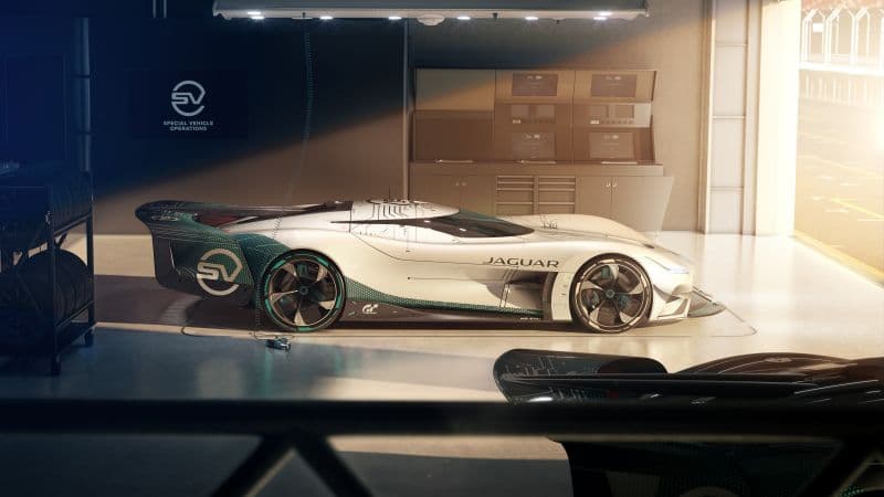 Jaguar Vision Gran Turismo SV 8K Wallpaper