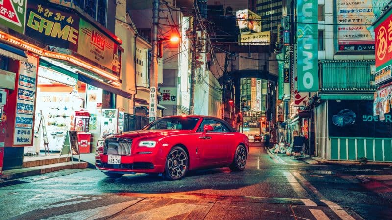 Rolls-Royce Dawn Black Badge Tokyo Wallpaper