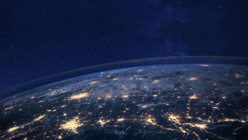 Earth Starry sky Wallpaper