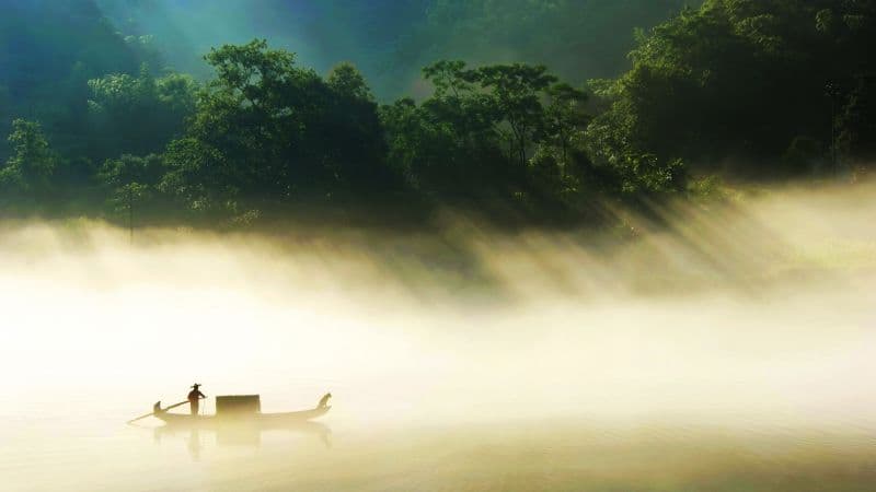 Fisherman Misty Wallpaper