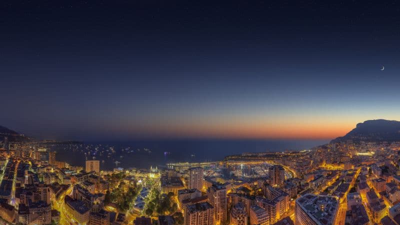 Monaco Yacht Show Cityscape Wallpaper