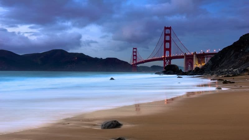 Golden Gate Bridge Evening Wallpaper