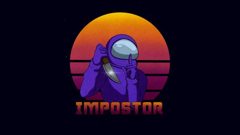 Impostor Among Us Wallpaper