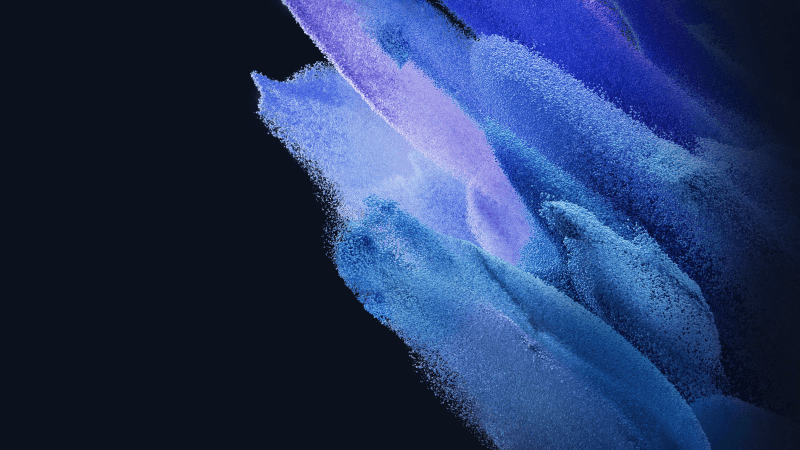 Samsung Galaxy S21 Blue Wallpaper