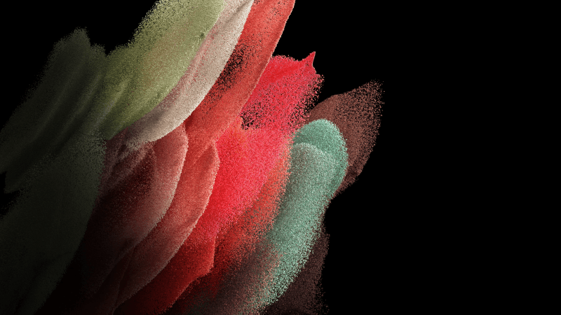 Samsung Galaxy S21 Black background Wallpaper