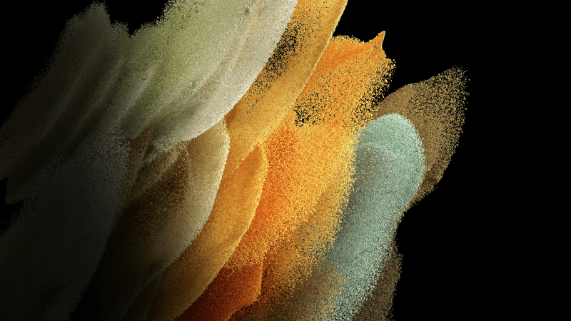 Samsung Galaxy S21 Yellow Wallpaper