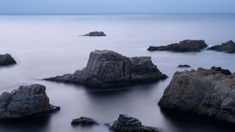 Coastline Horizon Wallpaper